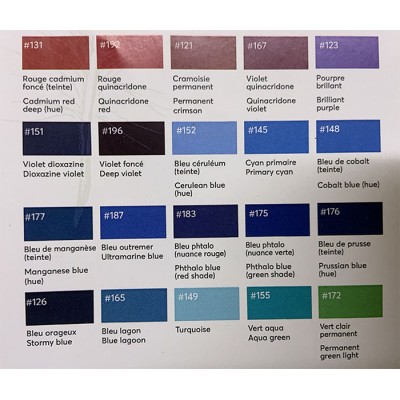 Acrylique Émotions 75ml - Série 5 (Option de Couleur)