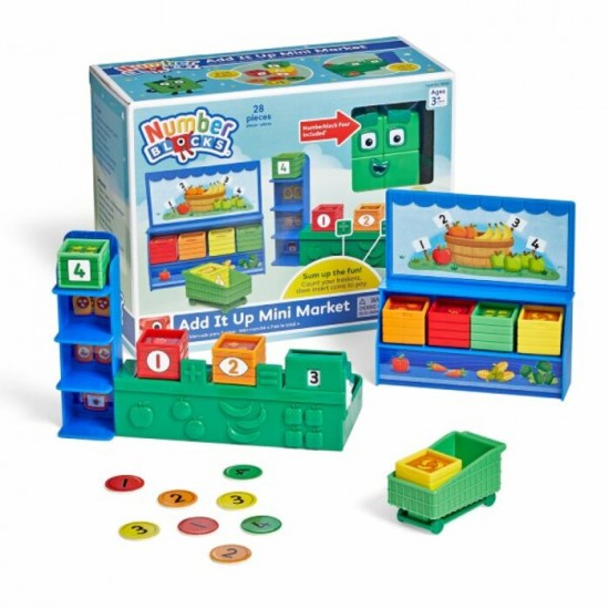 Numberblocks® : Ens. de Jeu Mini-Marché/28 pièces