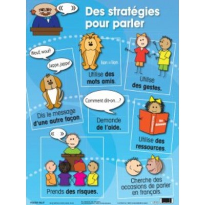 Affiche : Des Stratégies pour Parler