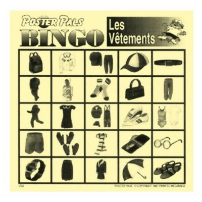 Bingo : Les Vêtements
