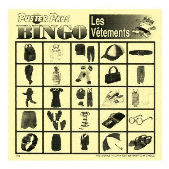 Bingo : Les Vêtements
