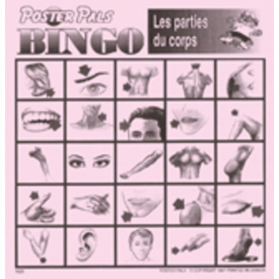 Bingo : Les Parties du Corps
