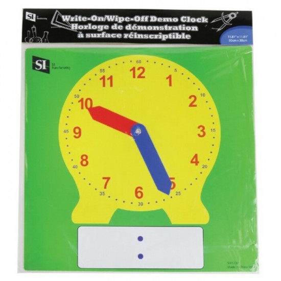 Horloge de Démonstration Effaçable 12cm /10