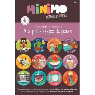 Ensemble d'Aimants - Mes Petits Coups de Pouce /12