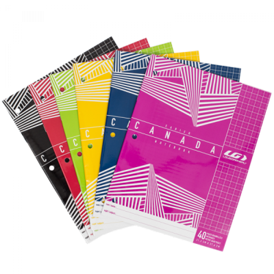 Cahier Quadrillé Sans Spirale: Métrique 40...