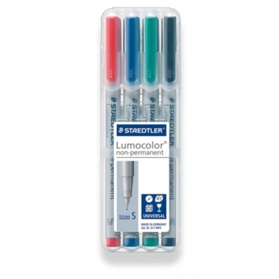 Crayons Acétate Lavable/4: Pointe Super Fine