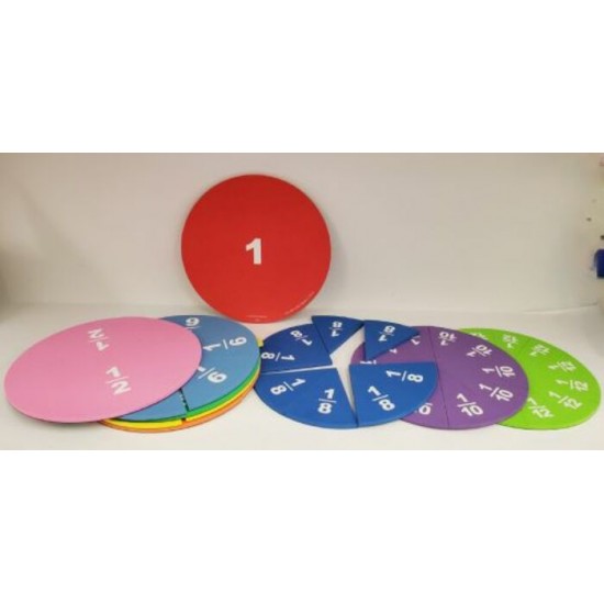 Cercle de Fraction Magnétique en Mousse 8‘‘