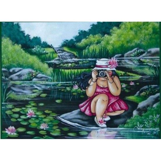 Patron Peinture: Photos au jardin d'eau (Isabelle...