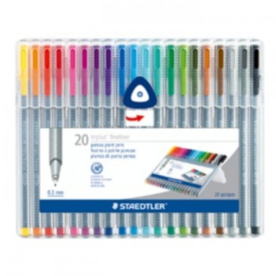 Stylos Feutres Triplus 0.3mm - ens. de 20