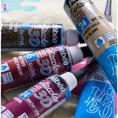 Peinture à Tissu Setacolor 3D de Pébéo - 20ml...