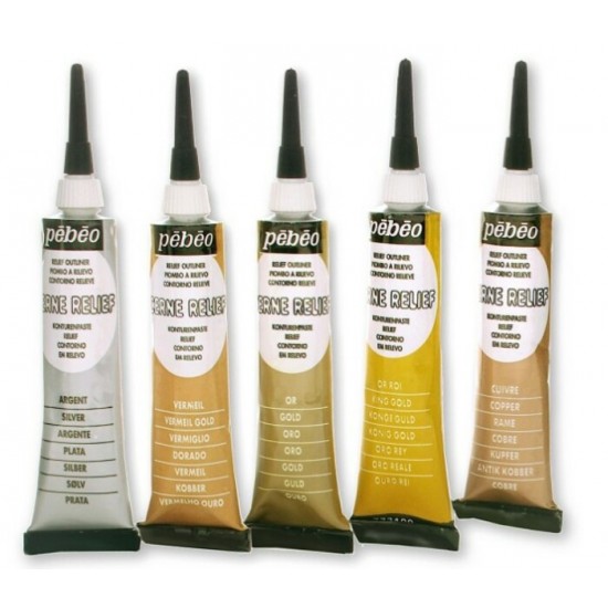 Cerne Relief Vitrail de Pébéo - 20ml (Option de Couleur)