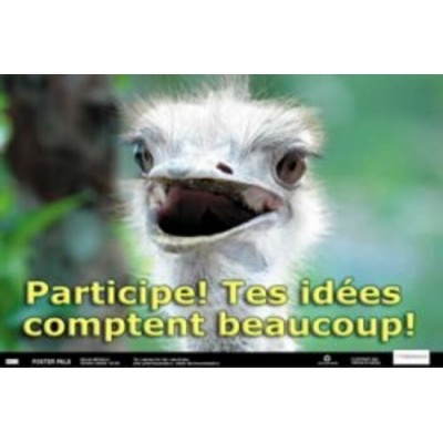 Affiche: Participe ! Tes Idées Comptent Beaucoup
