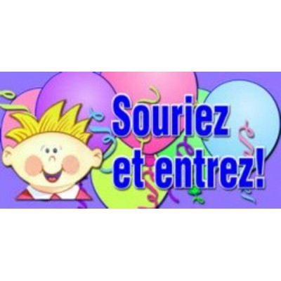 Affiche: Souriez et Entrez