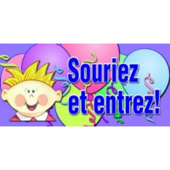 Affiche: Souriez et Entrez