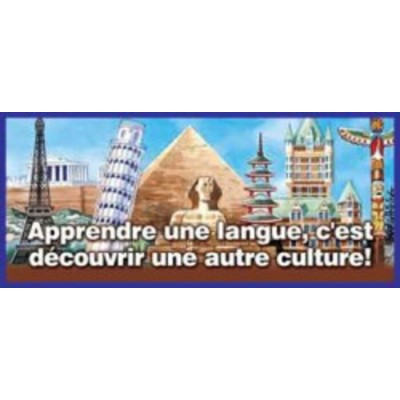 Affiche: Apprendre une Langue C'est Découvrir une...