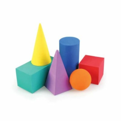 Solides de Mousse Gros Format: 6 pièces