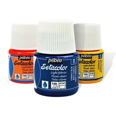 Peinture à Tissu Setacolor (Tissus CLAIRS) - 45ml...