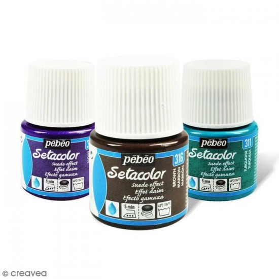 Peinture à Tissu Setacolor effet DAIM - 45ml