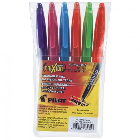 Stylos Effaçables Frixion 0.7  (ens. de 6)