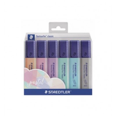 Surligneur Staedtler Pastel (ens. de 6)