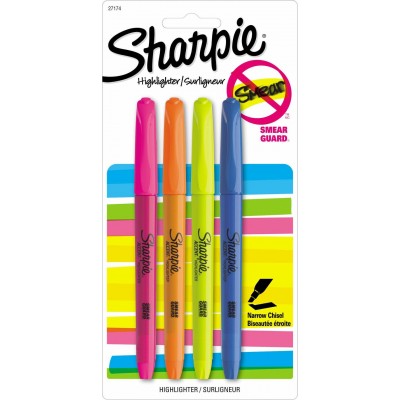 Surligneur Sharpie Pocket (ens. de 4)