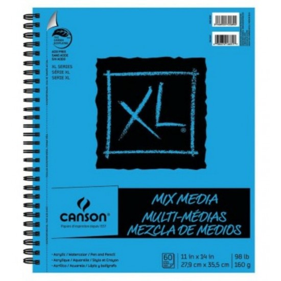 Cahier XL Mix-Media : 11x14"