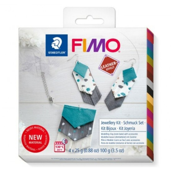 Fimo - Ensemble Bijoux Effet Cuir DIY
