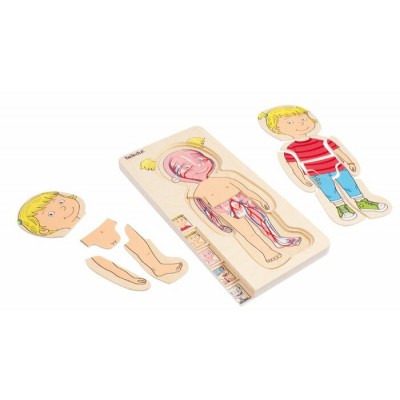 Casse-Tête/29 morceaux : Fille - Anatomie