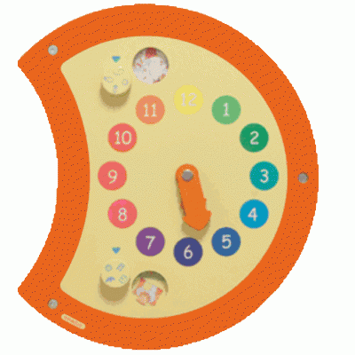 Chenille Murale : Horloge