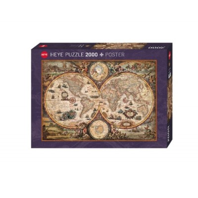 Casse-Tête/2000 mcx : Map Art - Vintage World