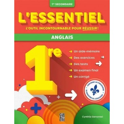 L'Essentiel - Anglais - 1re secondaire