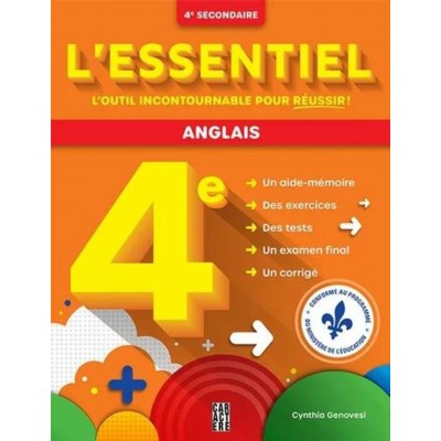L'Essentiel - Anglais - 4e secondaire