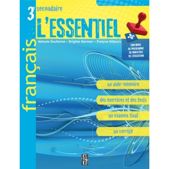 L'Essentiel - Français - 3e secondaire