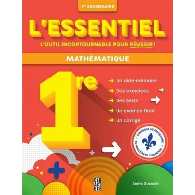 L'Essentiel - Mathématique - 1re secondaire