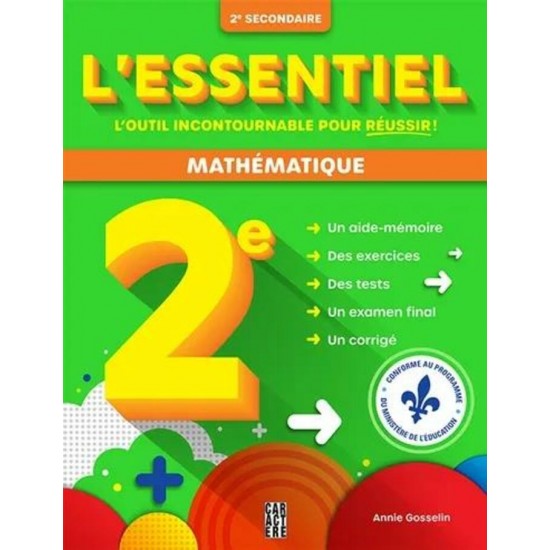 L'Essentiel - Mathématique - 2e secondaire