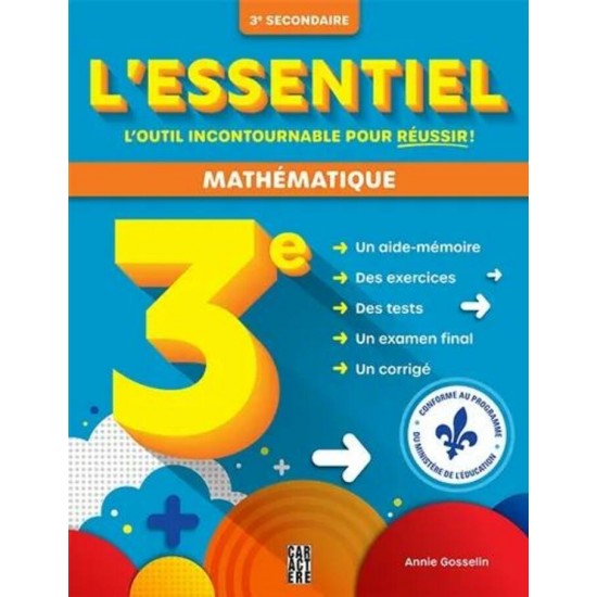 L'Essentiel - Mathématique - 3e secondaire