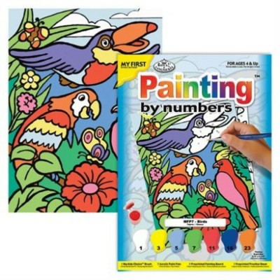 1ère Peinture par Numéro - Oiseaux