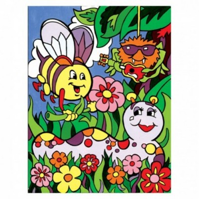 1ère Peinture par Numéro - Insectes