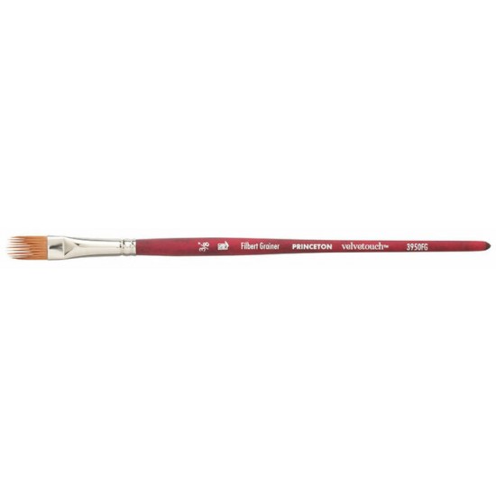 Pinceau Princeton Velvetouch Série 3950 FILBERT GRAINER (Peigne) - #3/8