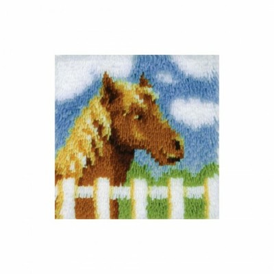 Crochet - Poney 30x30cm