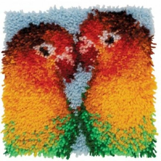 Crochet - Inséparables 30x30cm