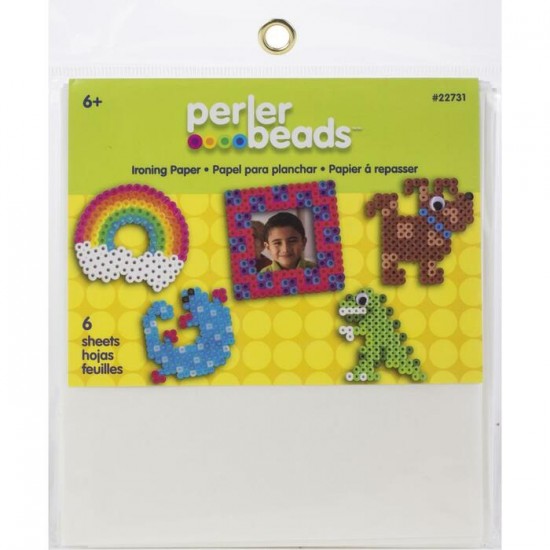 Papier Repasser Perler 12x15" - 6 Feuilles