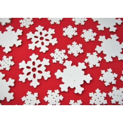 Formes en Mousse - Flocon de Neige /64 pièces