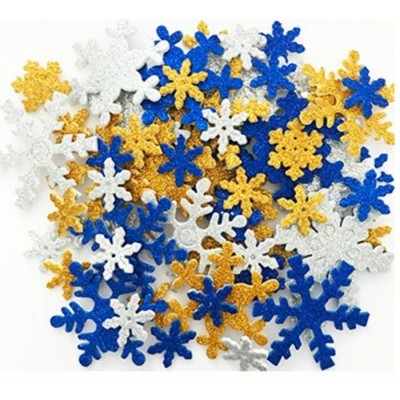 Formes en Mousse - Flocons de Neige Brillants...