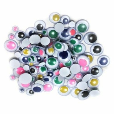 Yeux Mobiles Couleurs Assortis 7-10-12mm /100