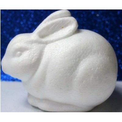 Lapin en Styromousse, 13x9x10″ /2 pièces