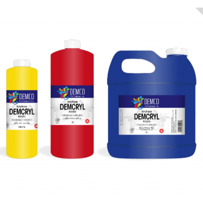 Peinture Acrylique Demcryl - 1 litre (Option de...