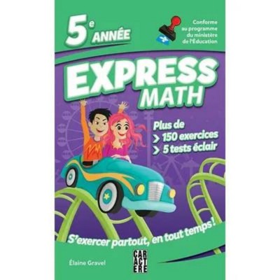  Express Math - 5e année - Nouvelle édition