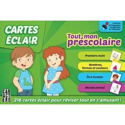 Cartes éclair - Préscolaire (Maternelle)