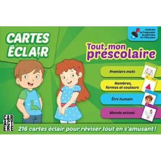 Cartes éclair - Préscolaire (Maternelle)